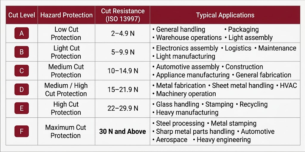 ANSI/ISEA 105 Cut Resistance Standard Testing